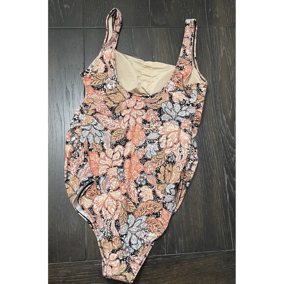 A PEA IN THE POD Maternity Swimsuit Small Multicolor NEW Floral Beach Neutral - Picture 6 of 8